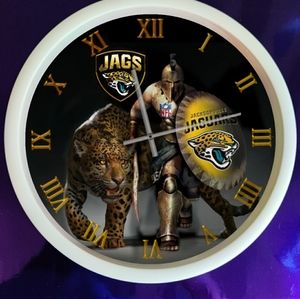 Jacksonville Jaguars led lights clock